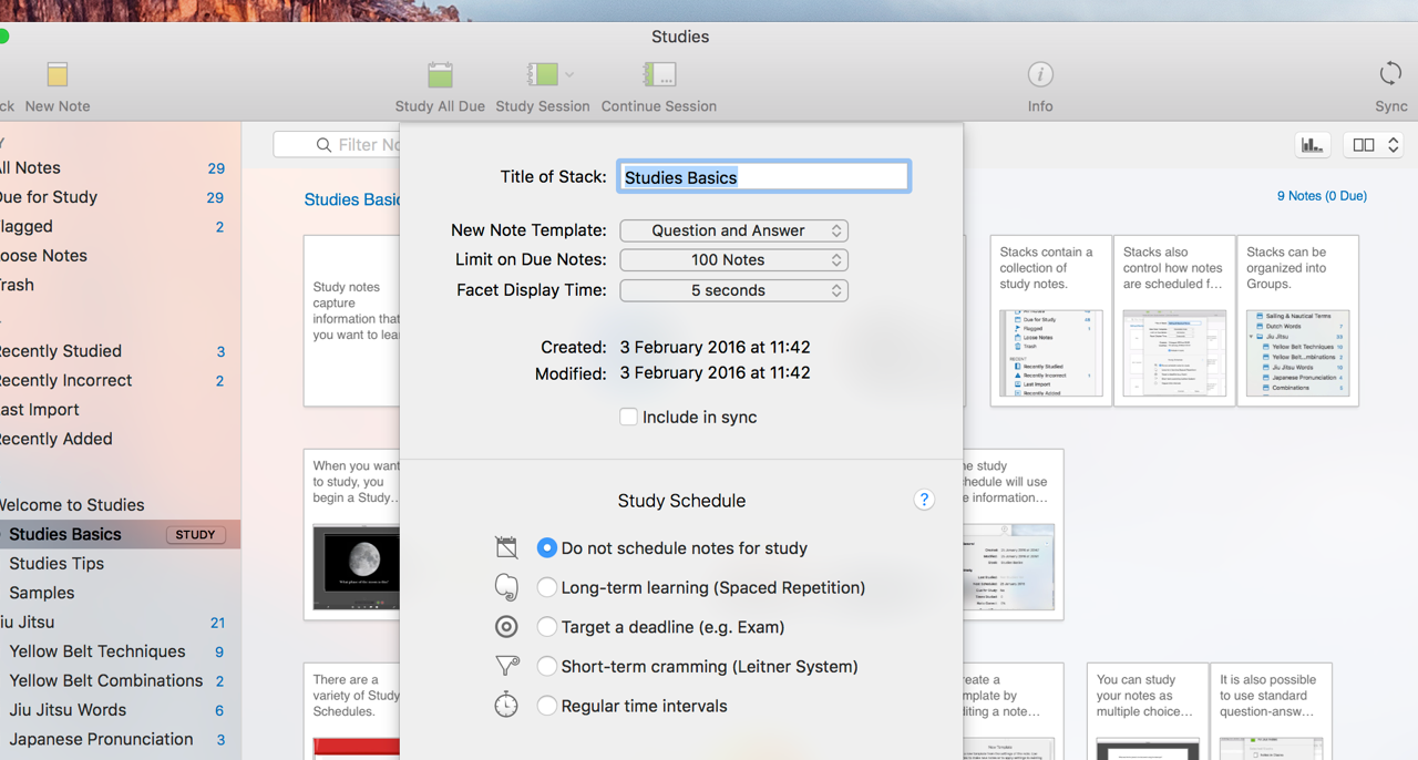 note cards app for mac